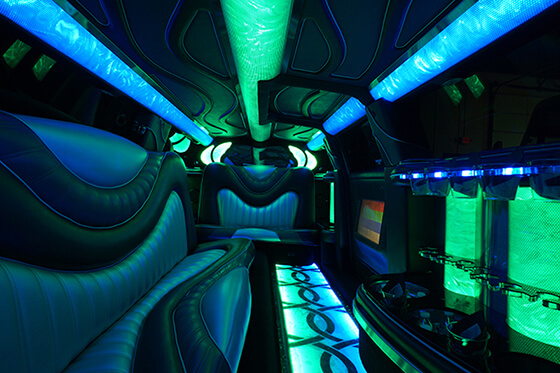 party bus interior